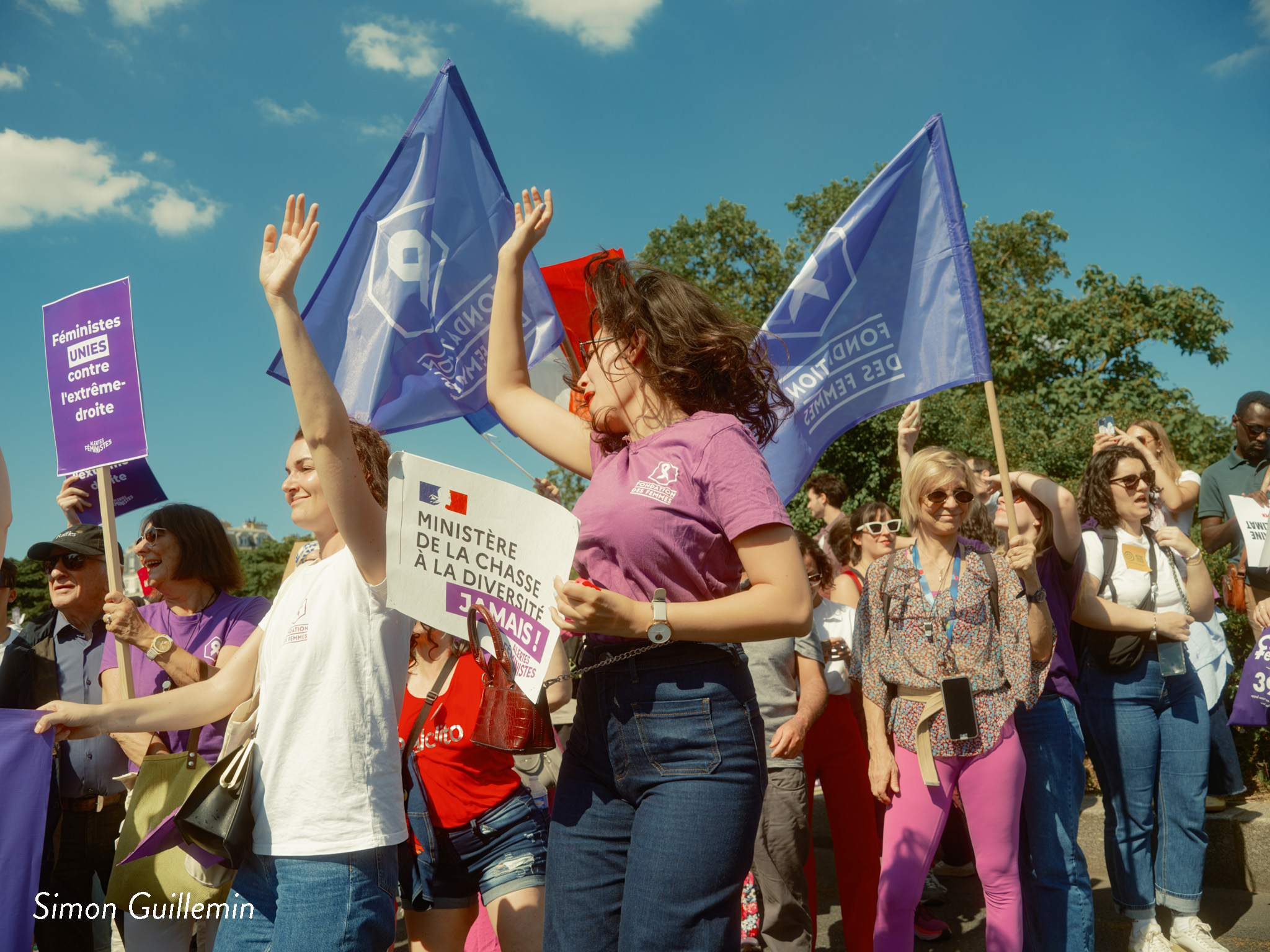 Manifestation ALERTES FEMINISTES - pre-legislatives 2024.