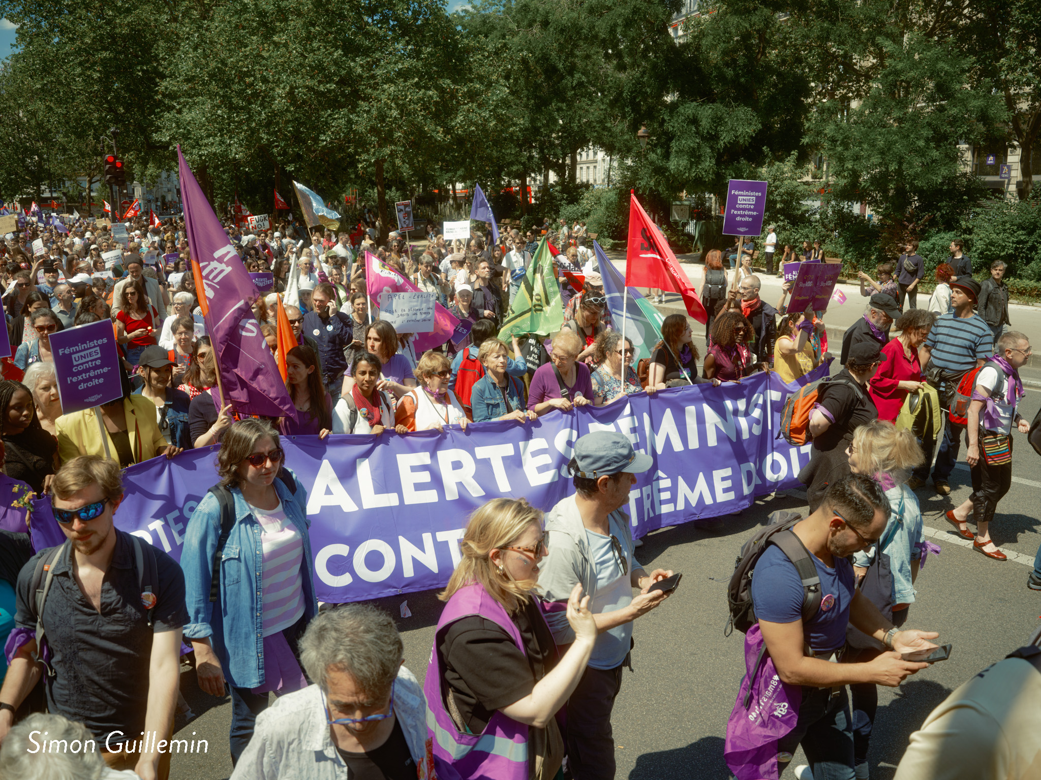 Manifestation ALERTES FEMINISTES - pre-legislatives 2024.